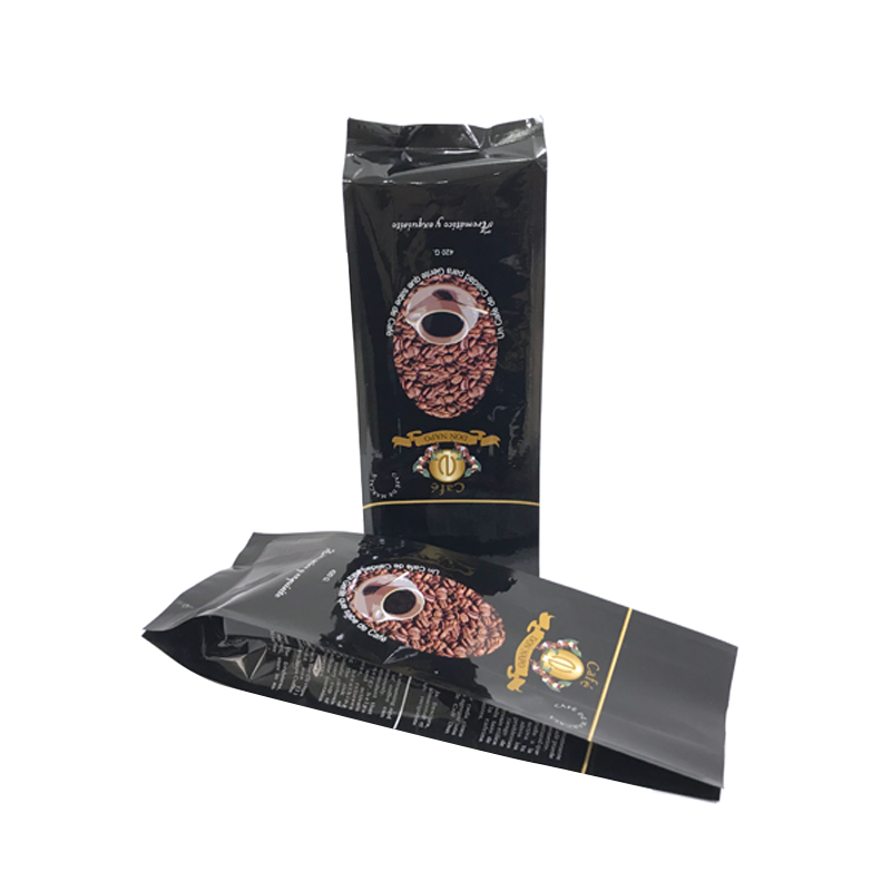 friendly coffee tea packaging side gusset valve pouches recyclable custom print bean coffee bags